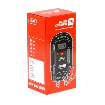 IDEAL SMART CHARGER 15 LCD 12/24 V